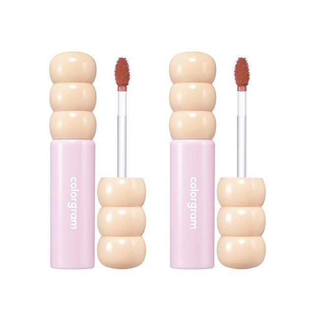 colorgram - Fruity Glass Tint #05 Sweet Persimmon Bundle Set 2 pcs