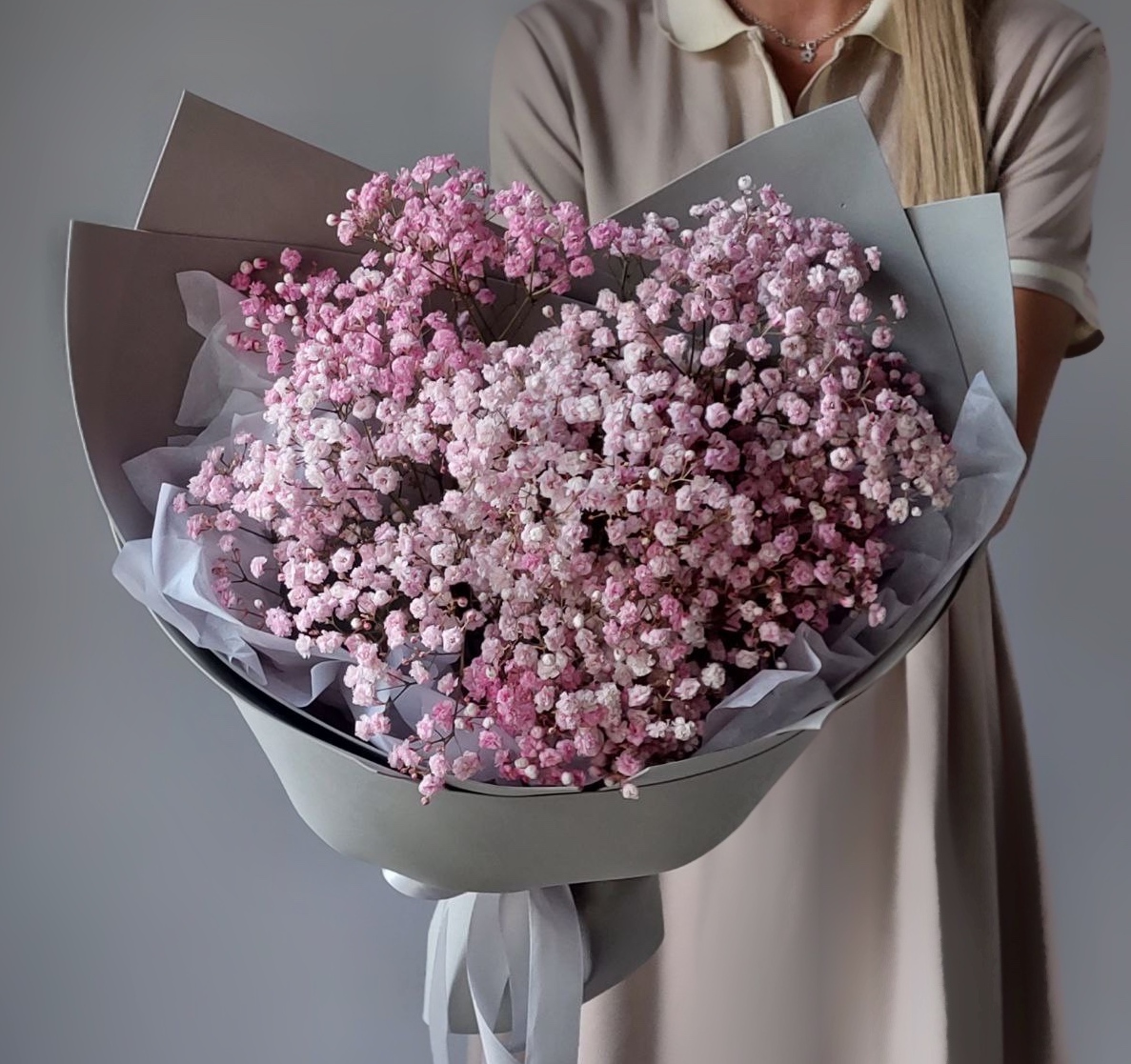 Букет Розовый вихрь