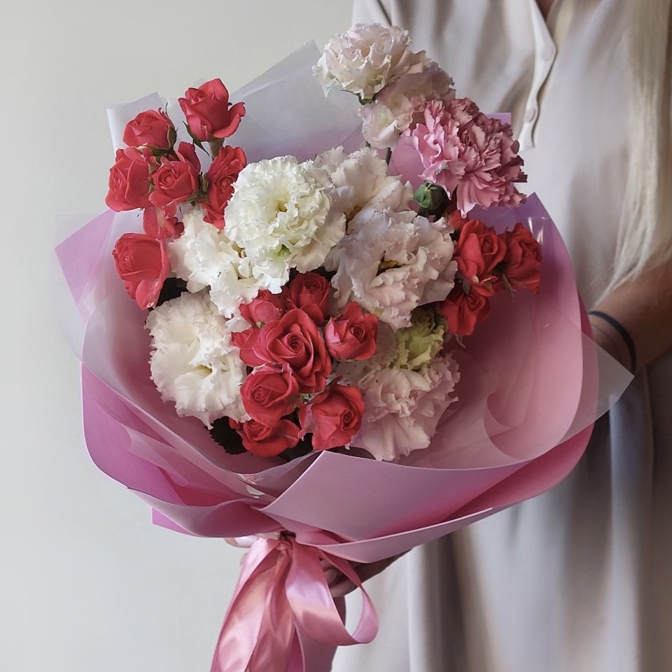 Букет Розовый рассвет