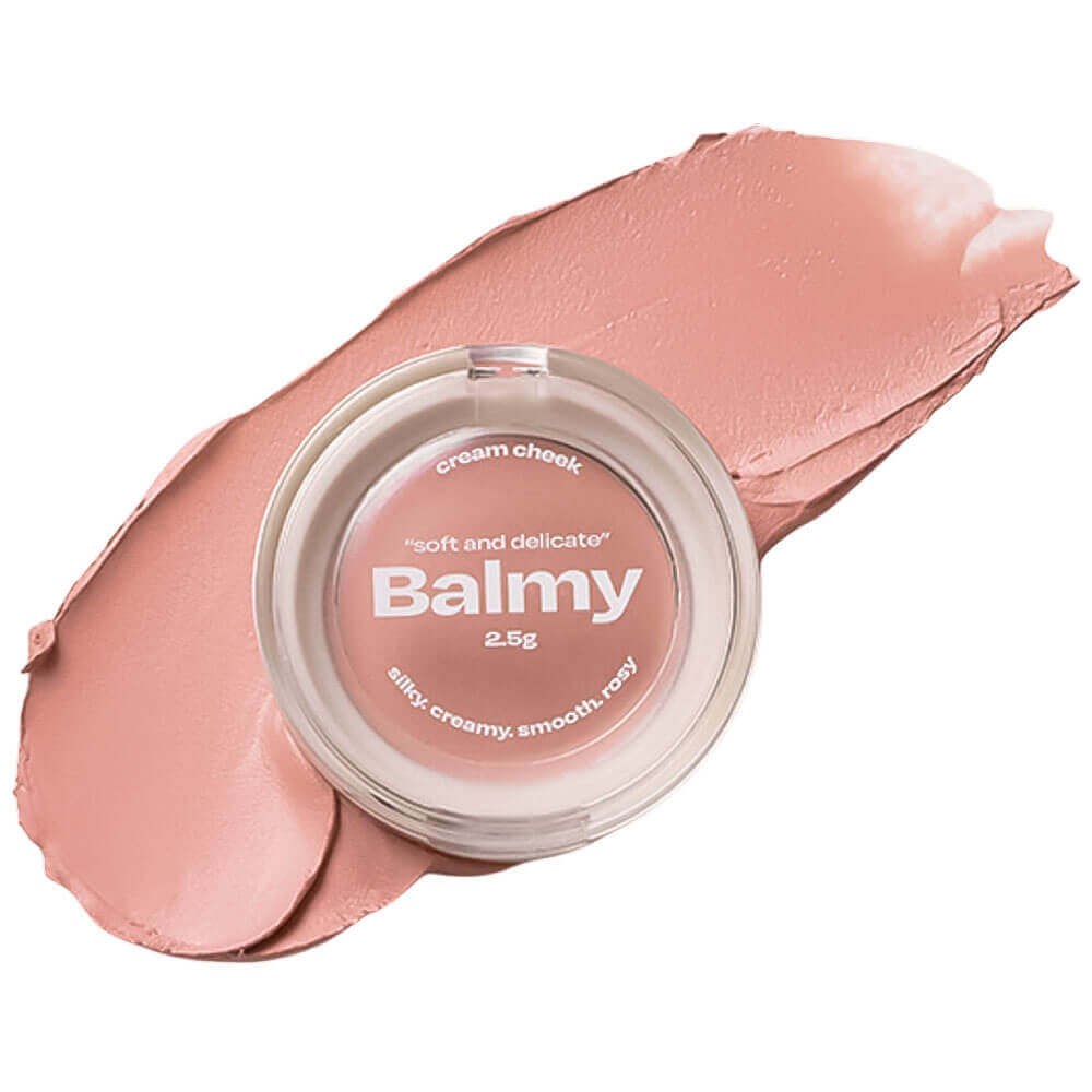 Кремовые румяна с бархатным финишем alternative stereo Balmy Cream Cheek 00 Nudy Apricot